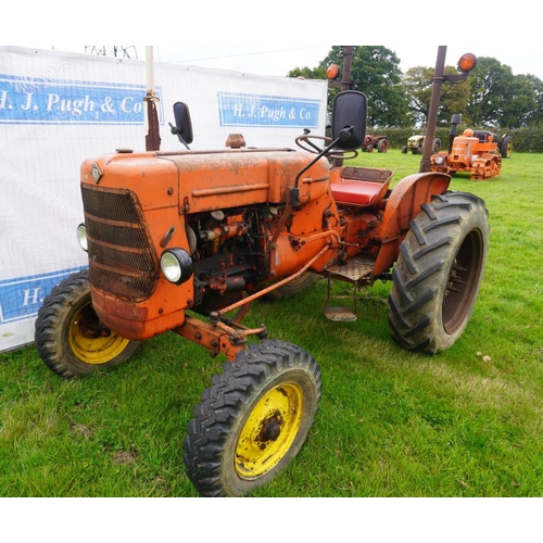 457 - Allis Chalmers ED 40 tractor with roll bar, re built engine, showing, 3401hrs SN 5393, Reg MTT 597F ... 