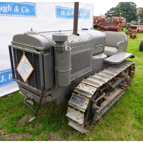 471 - McCormick Deering T20 crawler tractor