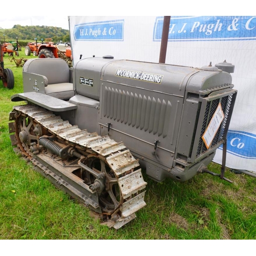 471 - McCormick Deering T20 crawler tractor