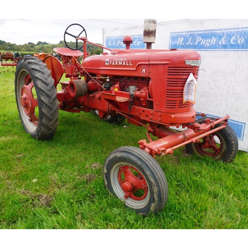 478 - International H tractor. 169775X3