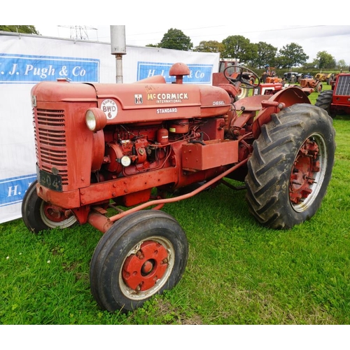 485 - International BWD6 Super tractor. SN. 4167