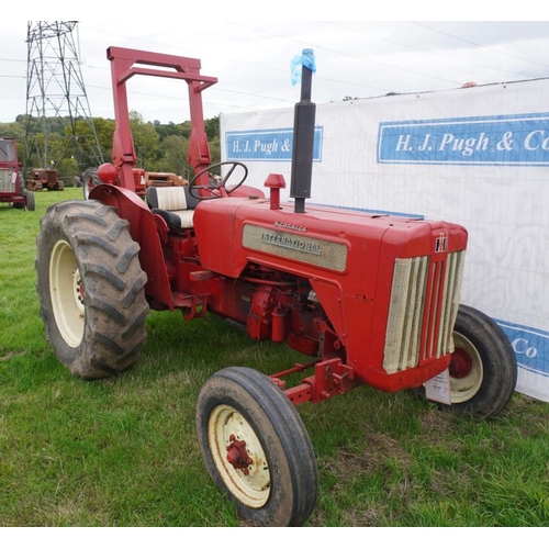 492 - International B414 tractor. SN. 1234, Reg. 177 XUH  V5