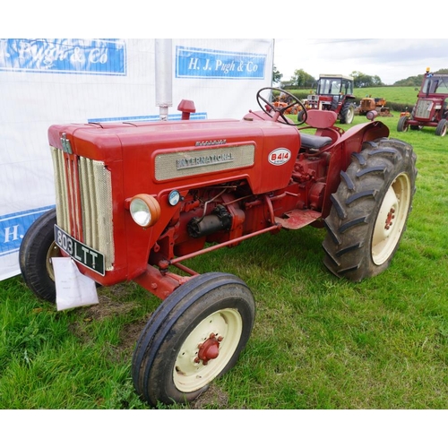 493 - International B414 tractor. SN. 8631. Reg. 803 LTT  V5