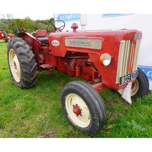 493 - International B414 tractor. SN. 8631. Reg. 803 LTT  V5