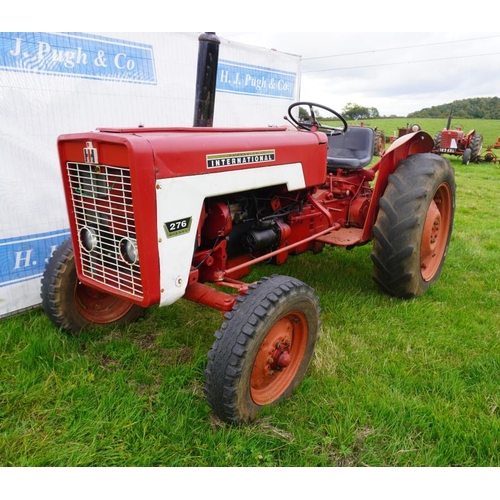 496 - International 276 tractor. SN. 6973