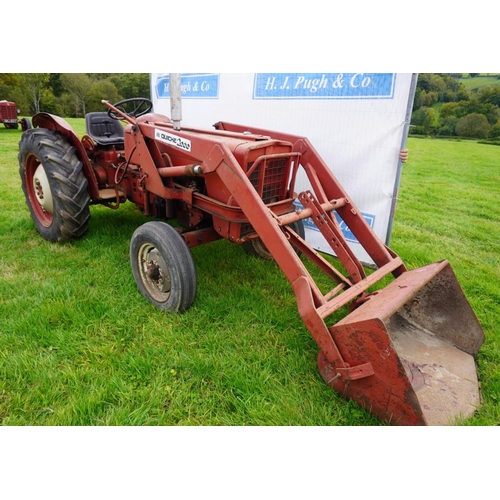 497 - International B434 tractor with Quickie loader. SN. B3566