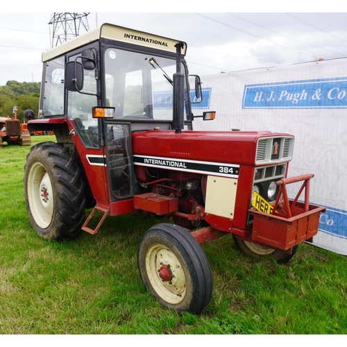 507 - International 384 tractor. Cab. Very tidy. 1100hrs. Extra spools- ploughing tractor. Reg. HER 64Y  V... 