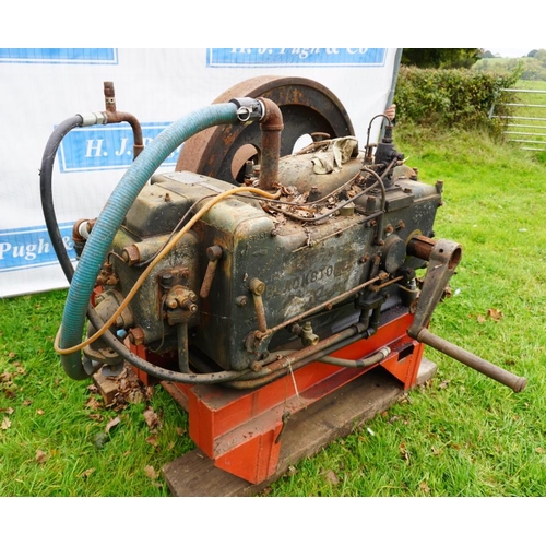 532 - Blackstone OP 8A 600RPM 22HP engine. SN 23313