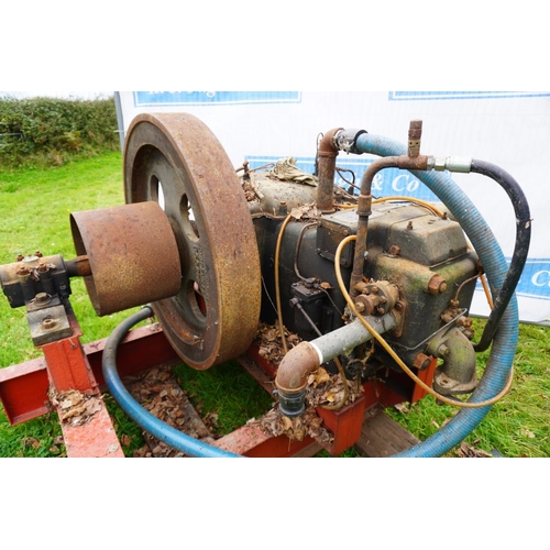 532 - Blackstone OP 8A 600RPM 22HP engine. SN 23313