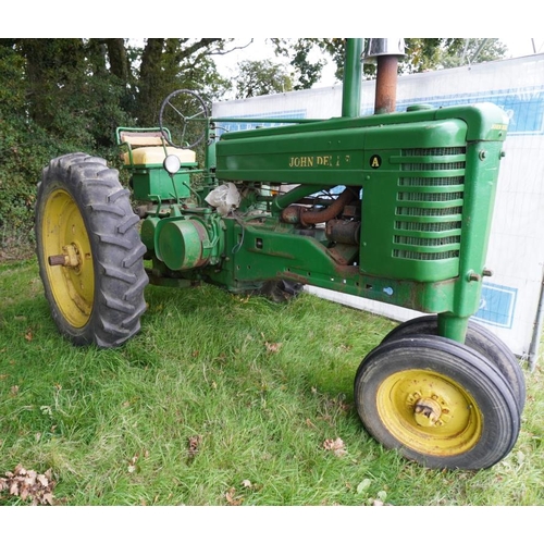 538 - John Deere A tricycle tractor