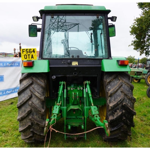 548 - John Deere 3350 tractor. 4WD, new tyres. 10,598hrs. Reg. F564 OTA  V5