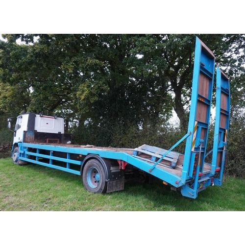 561 - Iveco 180E23 Cargo Super lorry. 1997, showing 74,000kms  Beaver trail. Hydraulic ramps. No test. has... 