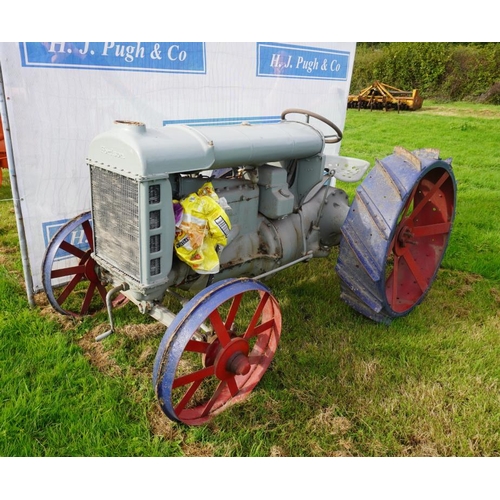 65 - 1918 Fordson F tractor on steel wheels, runs