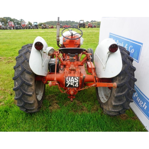 69 - Ford 8N diesel tractor, P3 engine,  with lights. Reg. UAS 754  V5