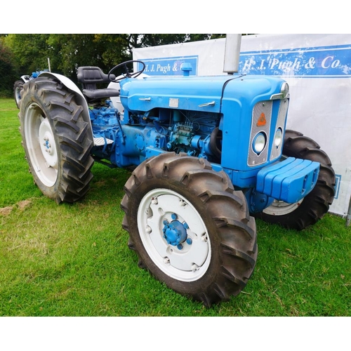 90 - Fordson Super Major New Performance Roadless tractor. Restored, new tyres, front wheel weights, fron... 