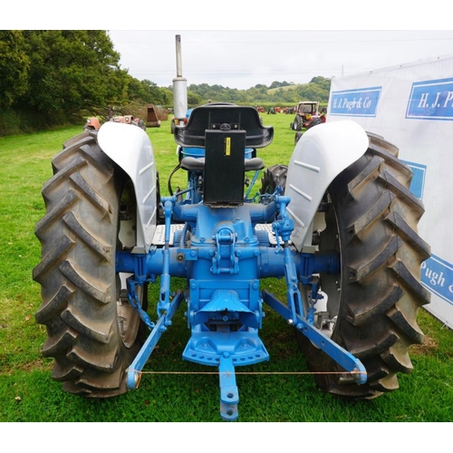 90 - Fordson Super Major New Performance Roadless tractor. Restored, new tyres, front wheel weights, fron... 