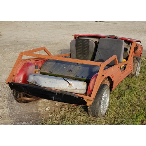 619 - Austin Metro chassis and engine etc