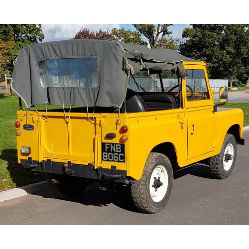465 - Land Rover Series 2A with truck cab and canvas. 2286cc diesel. Runs and drives, believed ex Malta. R... 