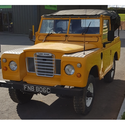 465 - Land Rover Series 2A with truck cab and canvas. 2286cc diesel. Runs and drives, believed ex Malta. R... 