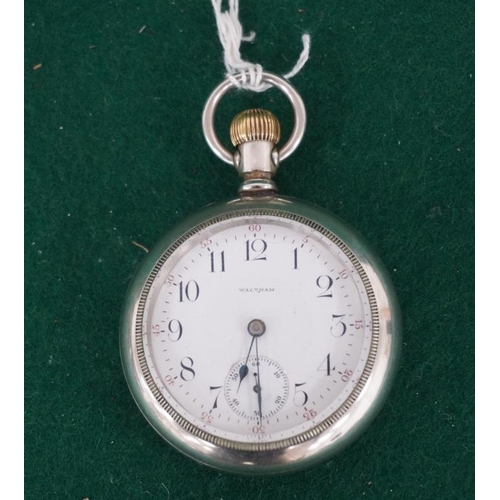 102 - Waltham P.S Bartlett 17 jewel adjustable pocket watch. 1901 Gold jewel settings,  in very good condi... 
