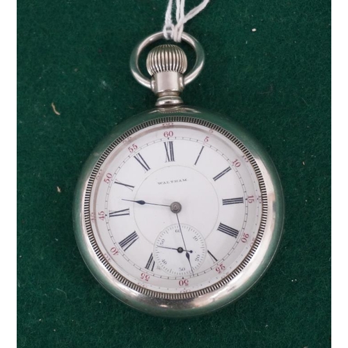 103 - Waltham 845 Railroad grade pocket watch. 1897. 21 Jewel, adjustable 5 positions. Near mint condition