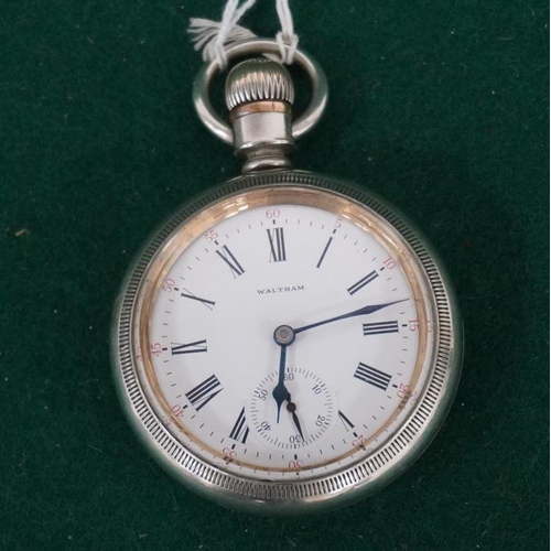 109 - Waltham Cresant st 21 jewel pocket watch