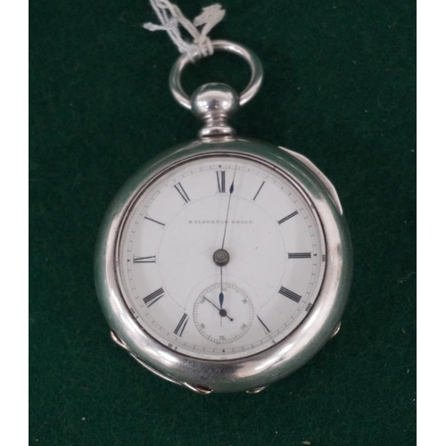 116 - Private label Illinois fully jewelled pocket watch. 1861. Heavy set. Very good condition