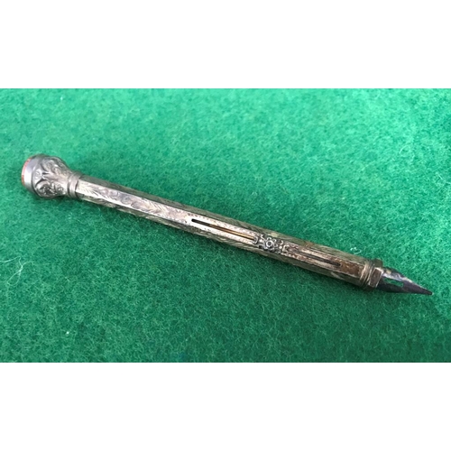 247 - Believed to be silver propelling pen- Timble