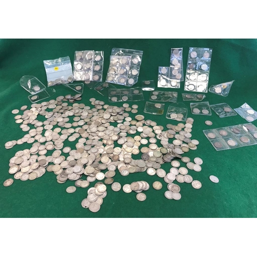 259 - Bag of silver 3D bits