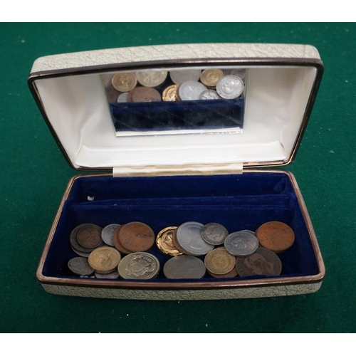 298 - Box of mixed coins including one pounds and 2 pound coins