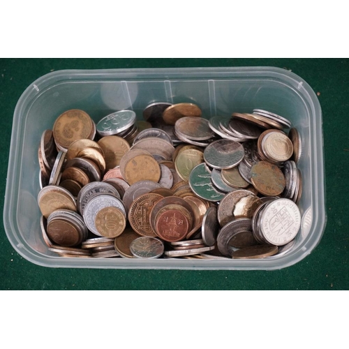 301 - Tub of assorted coins