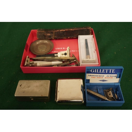 327 - Box of cutthroat razors