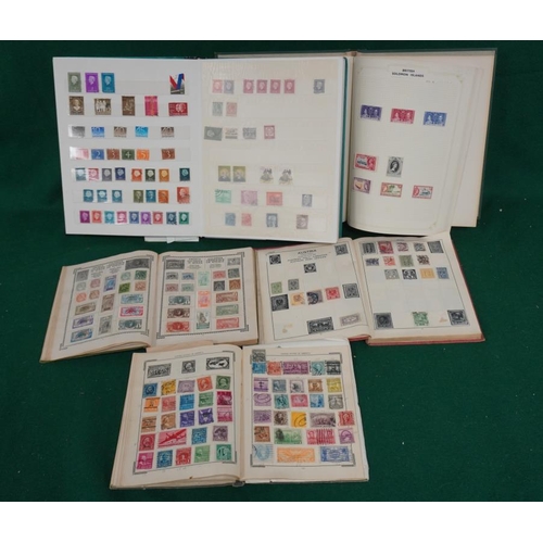 366 - 5 Albums of assorted worldwide stamps