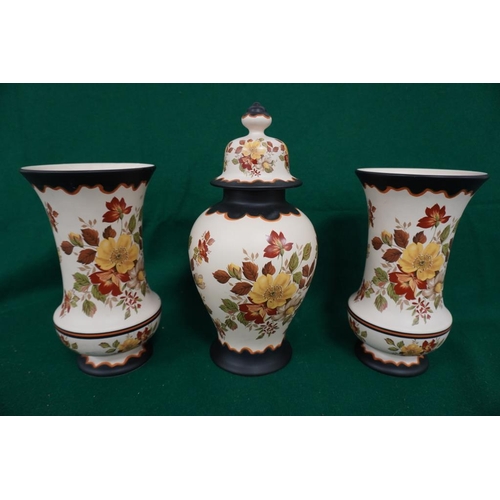 431 - Pair of Modica vases and Modica ginger jar