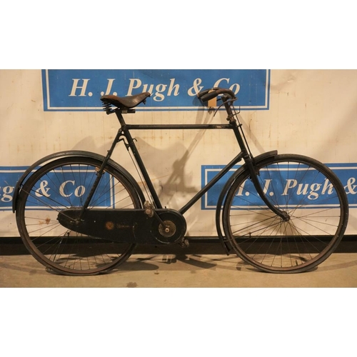 C.1915 Royal Sunbeam The All Black gents bicycle with 2spd gears