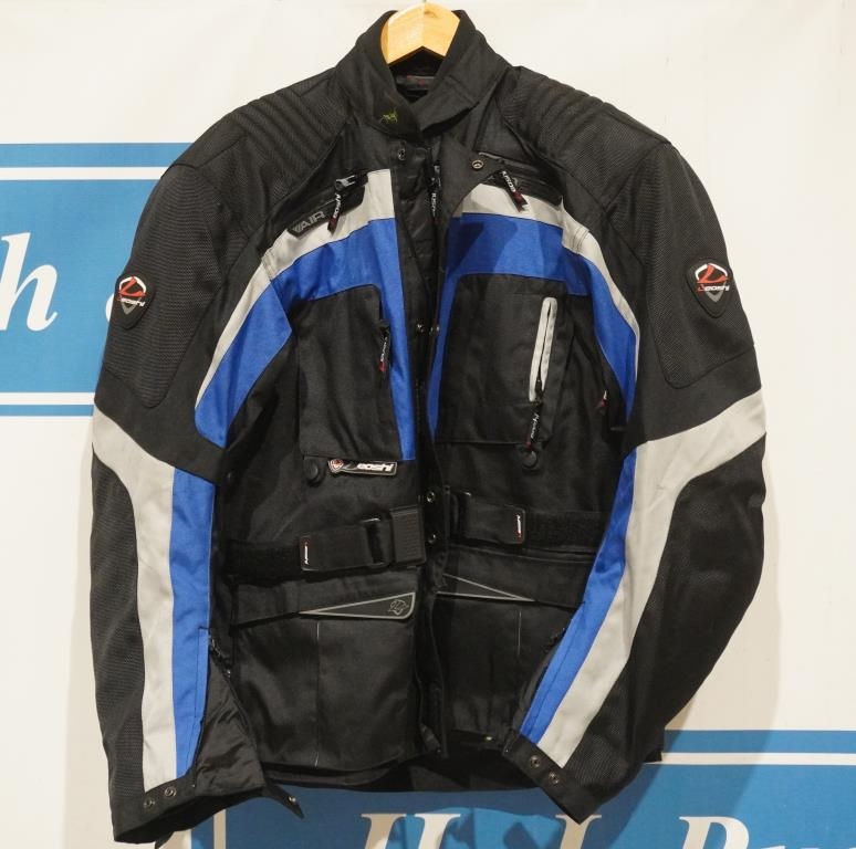 Leoshi flow protective jacket size L, black/blue/grey