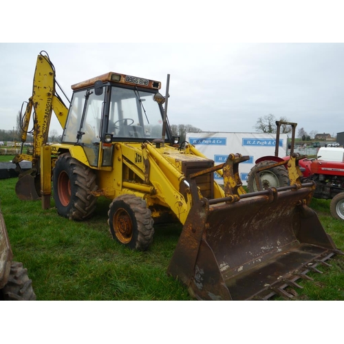 1004 - JCB 3CX with 4 in 1 bucket and extra dig back actor. 3799hrs showing on clock. Runs. SN. 01914. Reg.... 