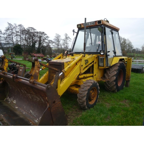 1004 - JCB 3CX with 4 in 1 bucket and extra dig back actor. 3799hrs showing on clock. Runs. SN. 01914. Reg.... 