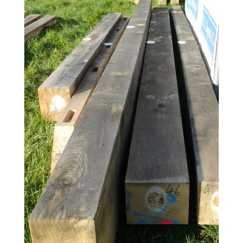 651 - Oak beam 5.5M 180x200 +VAT