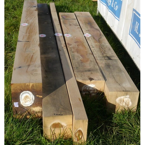 654 - Oak beam 3.4M 80x200 +VAT