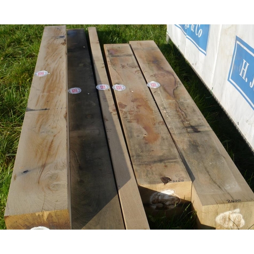 655 - Oak beam 2.15M 215x200 +VAT