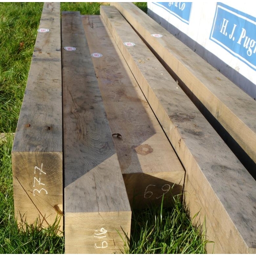 660 - Oak beam 3.6M 200x200 +VAT