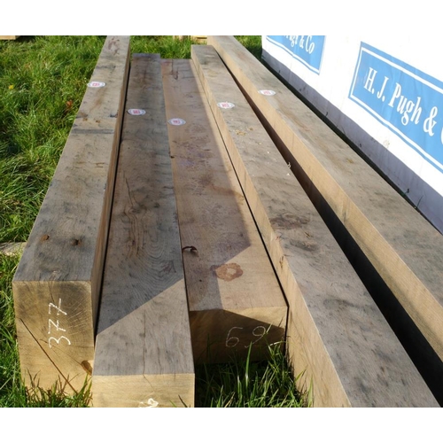 661 - Oak beam 3.35M 230x150 +VAT