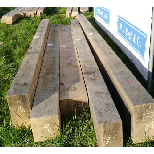 663 - Oak beam 4.35M 150x300 +VAT