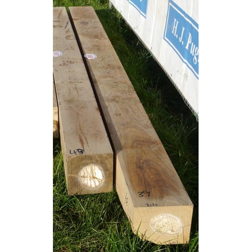 668 - Oak beam 3.15M 215x180 +VAT