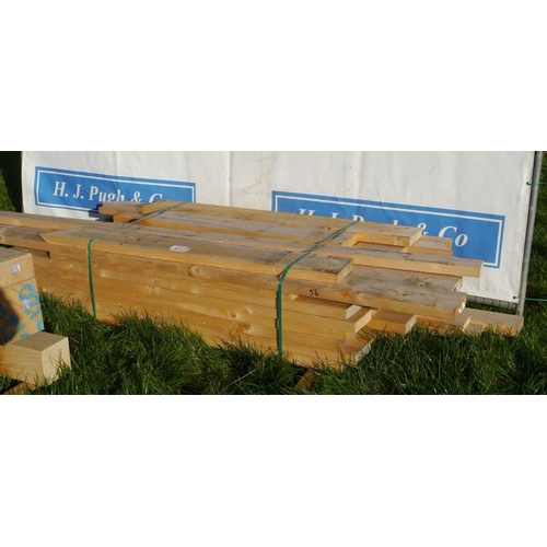 677 - Pack of soft wood +VAT