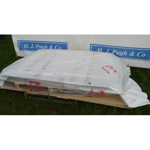 698 - Plywood offcuts- Average 1.8 x15mm +VAT