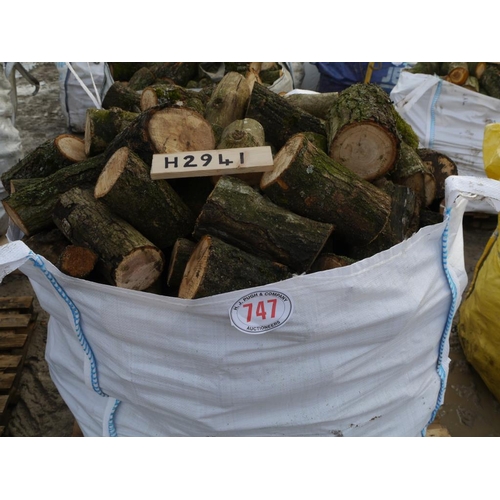 747 - Bag firewood