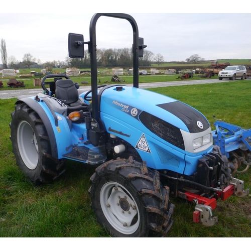 812 - Landini Mistral 50 tractor. 2175Hrs. Front hitch, off farm, GWO. Reg. GN12 DXS. V5 +VAT