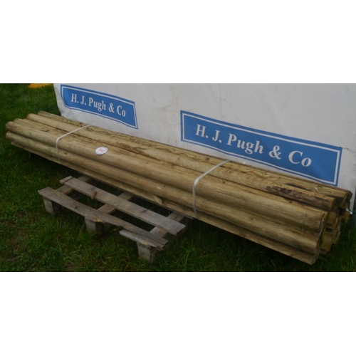 840 - Half round rails 12ft -30 +VAT